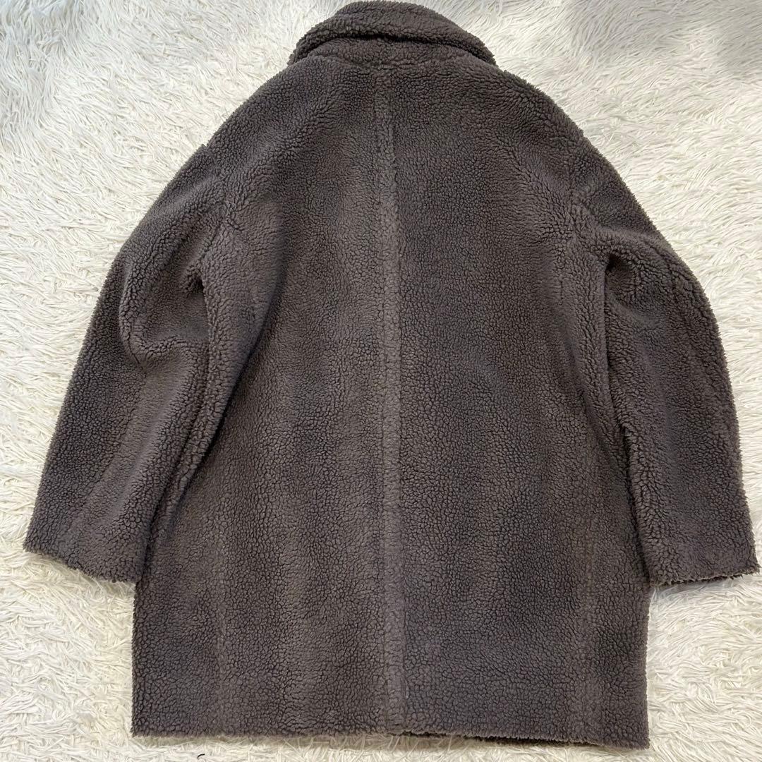 極美品　アプワイザーリッシェ　ボアダブル釦コート　泉里香