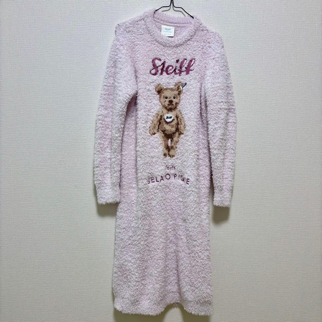 完売品！Steiff James ジャガードワンピースPNK ジェラートピケ