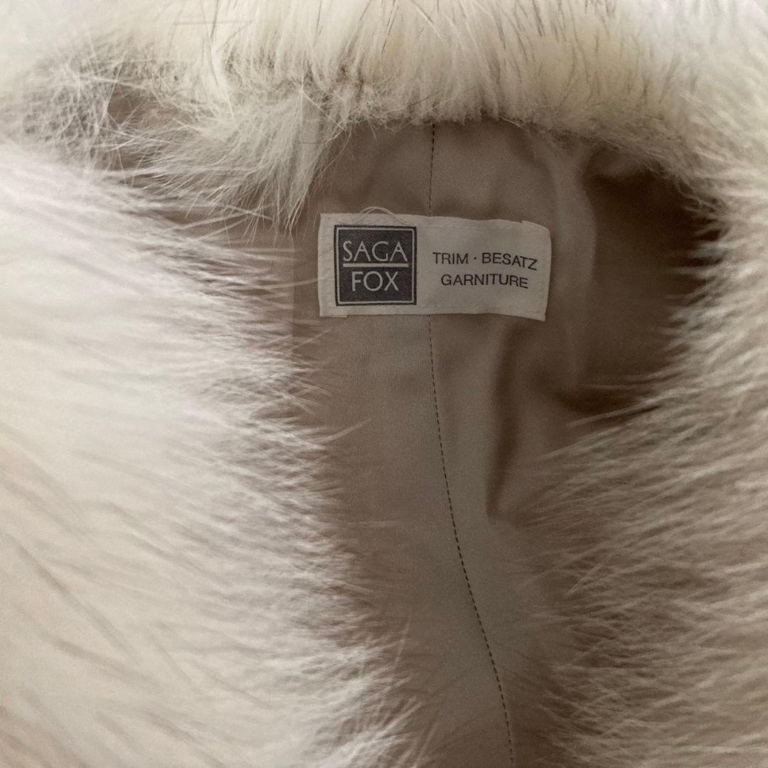 SAGA FOX サガフォックス ファー ショール 美品　シルバー　フォックス