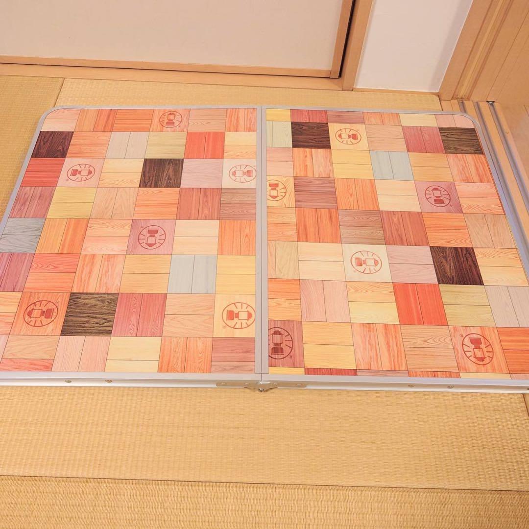 【新品】Coleman ナチュラルモザイクリビングテーブル 90プラス