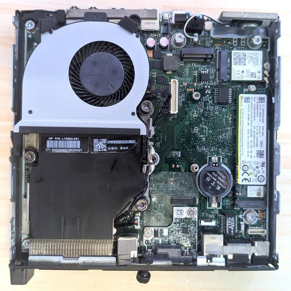 HPFlieDesk800G4 ミニPC i58th 8G 256GWiFi搭載