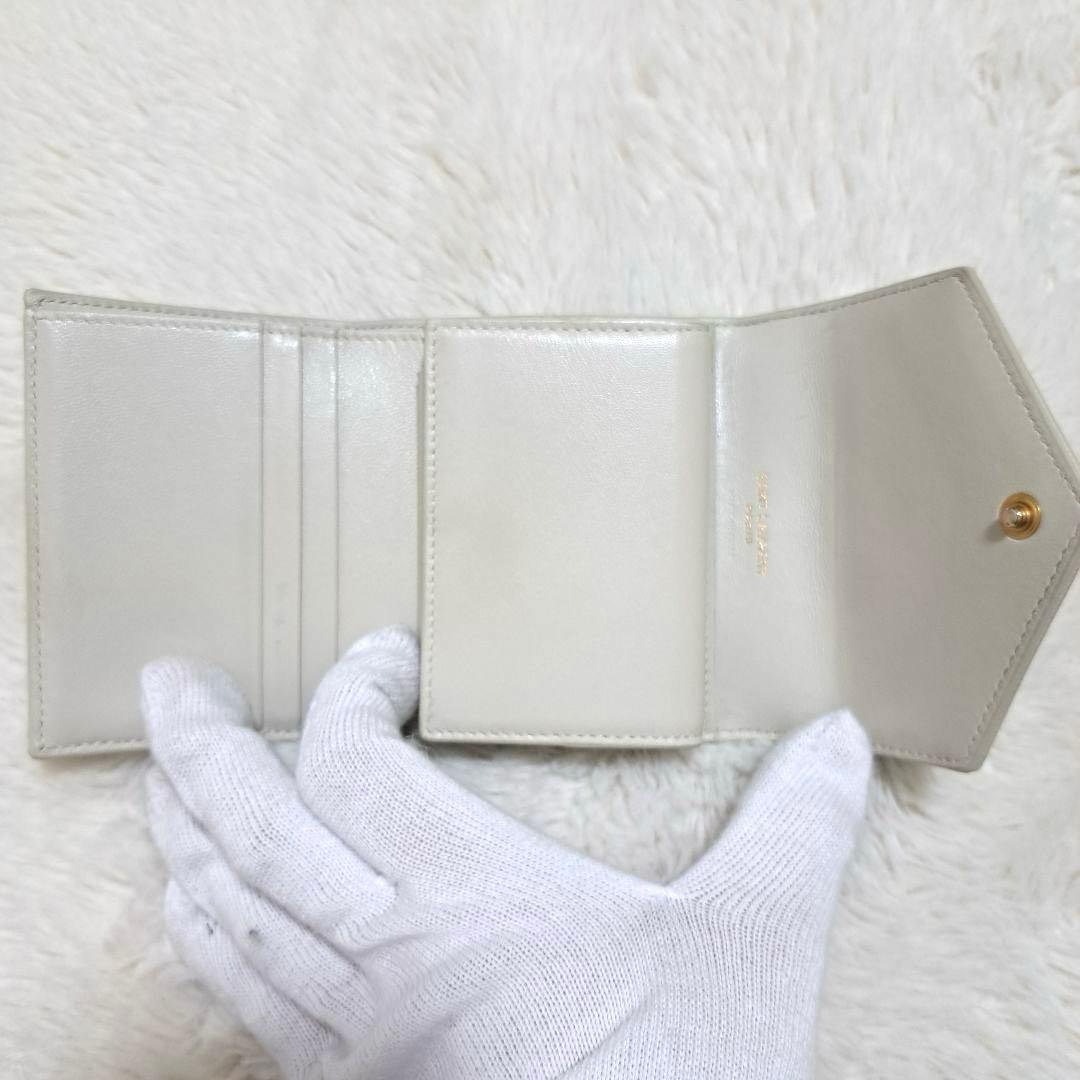 ✨極美品　付属品完備　現行✨サンローラン　三つ折り　カサンドラ　キャビアスキン