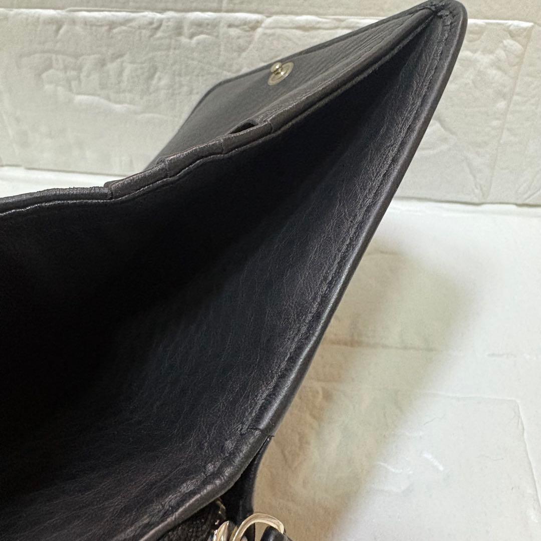 BALENCIAGA バレンシアガ 黒 ブラック 財布 二つ折り
