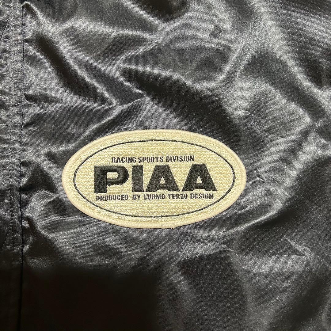 PIAA レーシング ジャケット ブルゾン 希少 黒 モータースポーツ フリー