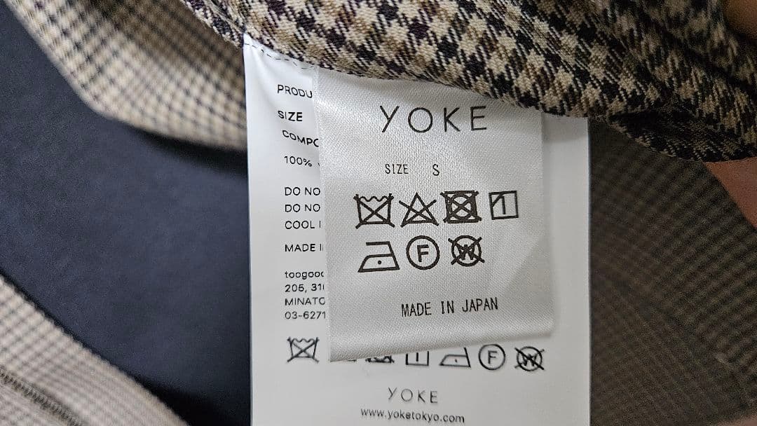 YOAK ヨーク カットオフドリズラージャケット ブラウン