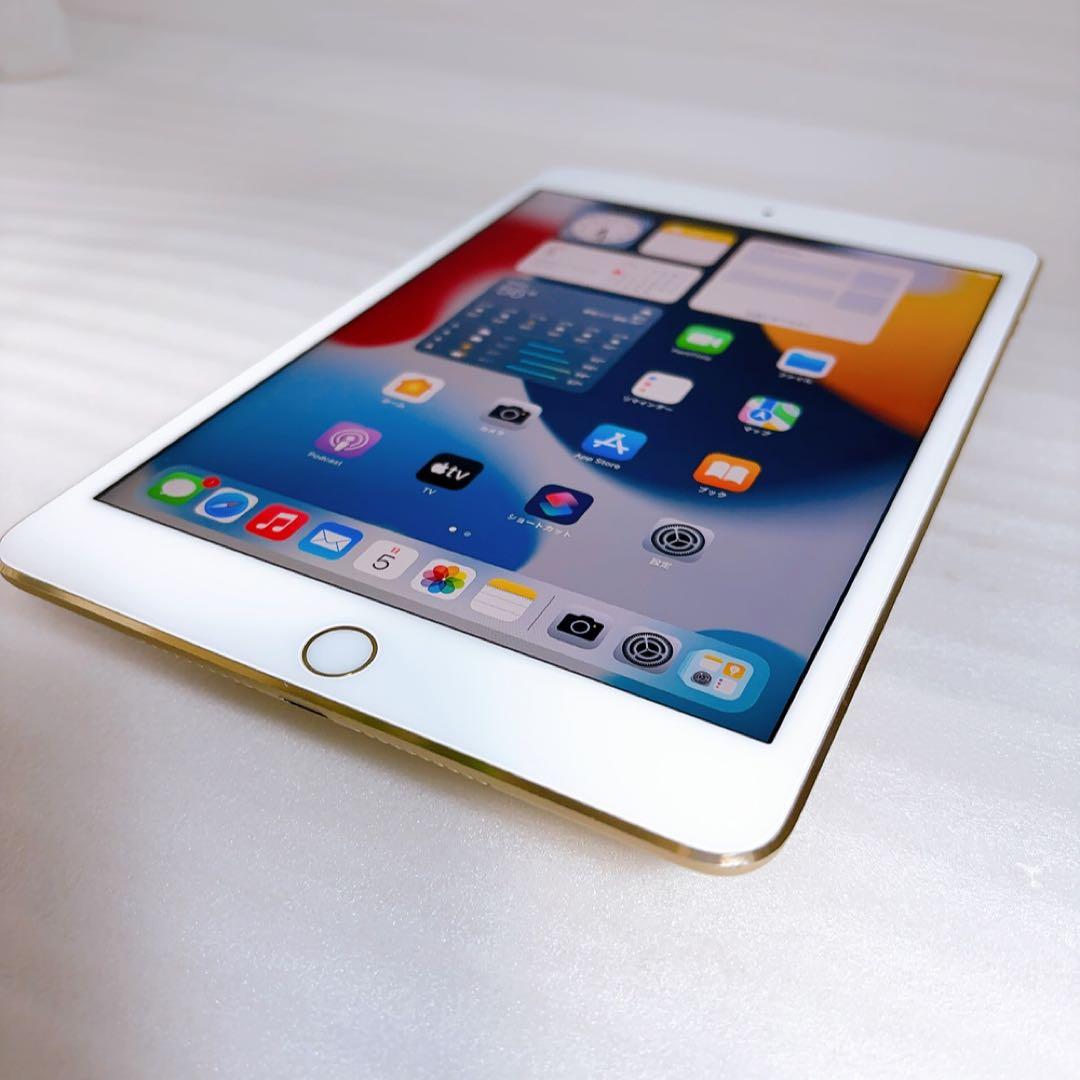 即日発送！ipad mini4 128GB【SIMフリー【バッテリー90%