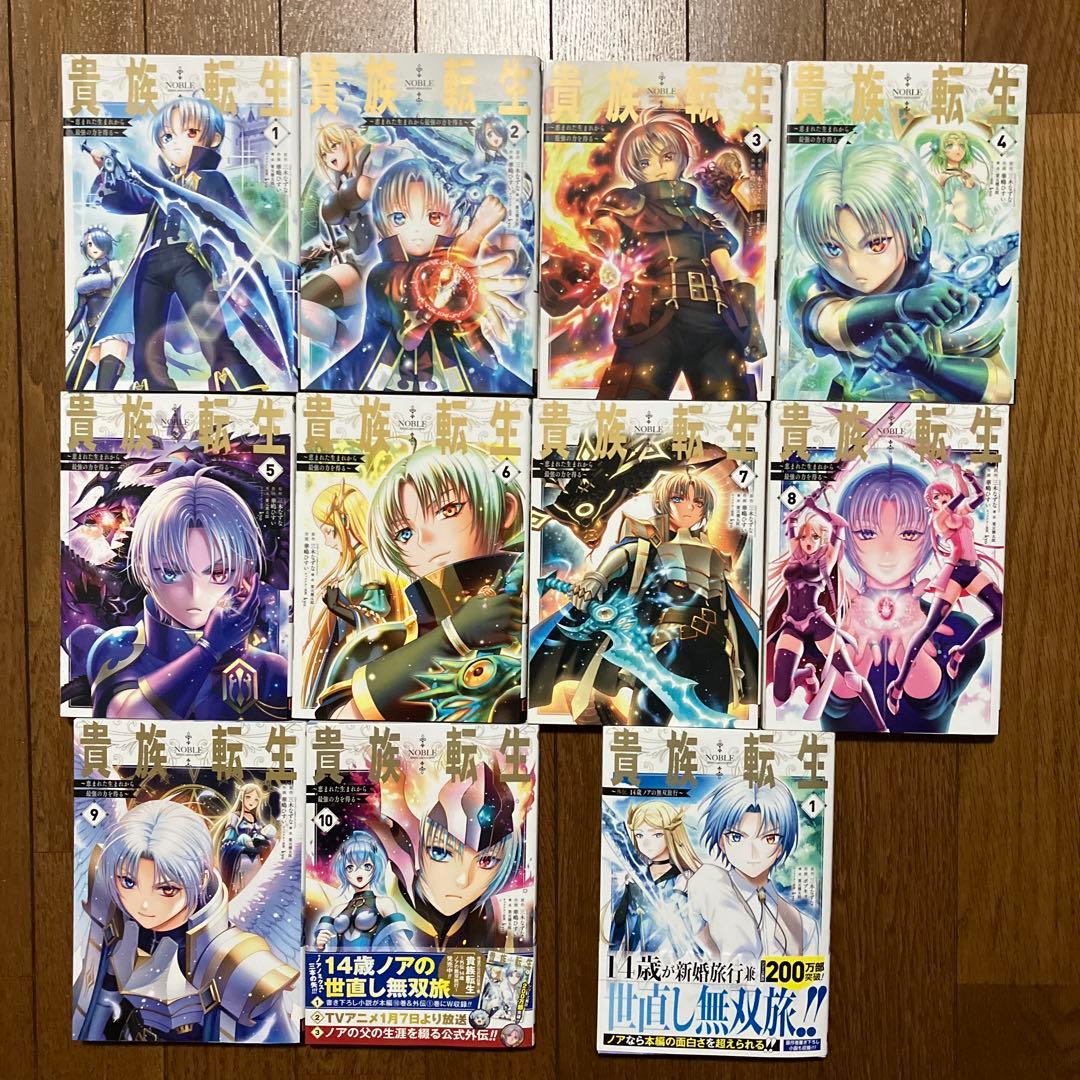 貴族転生1〜10巻 + 外伝1巻の既刊全巻セット