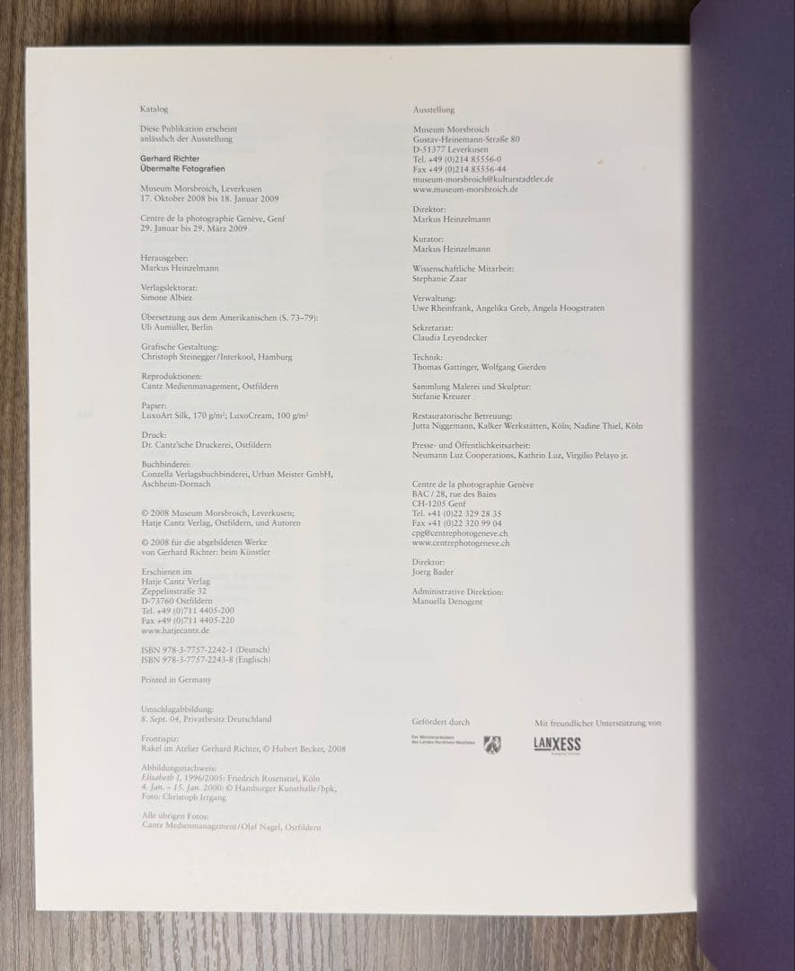 Gerhard Richter Übermalte Fotografien