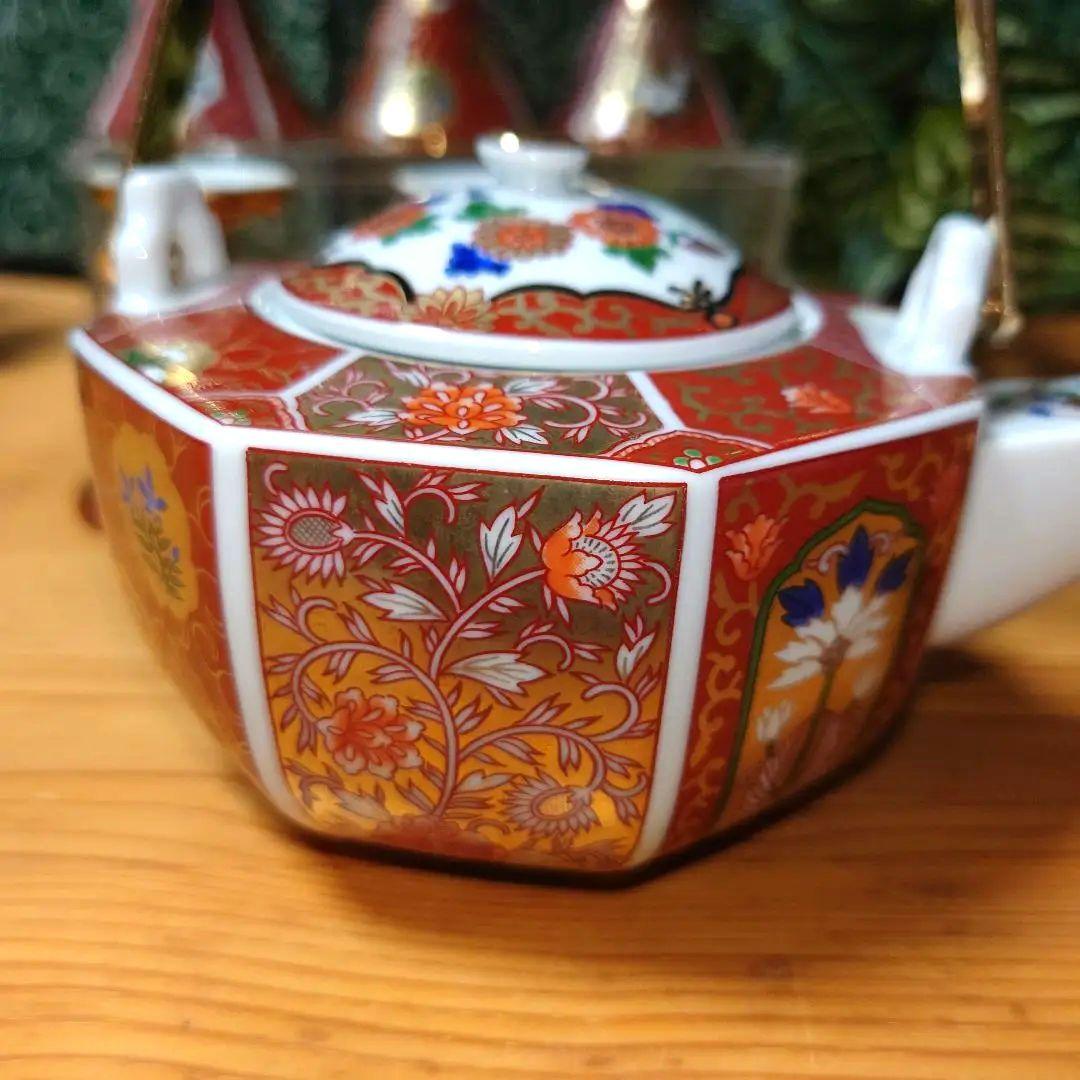 青藍窯 金彩古伊万里 酒器揃 /茶器 6点