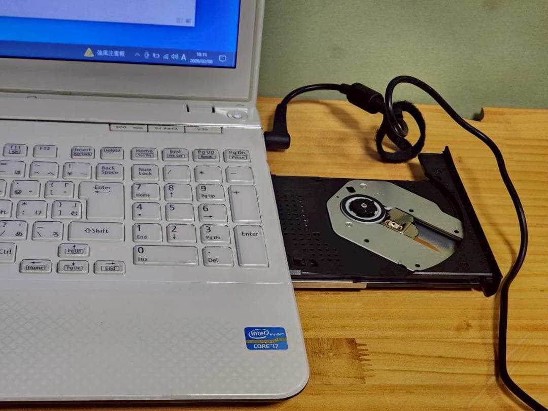 NEC ノートPC Corei7 8GB SSD80GB Office2021