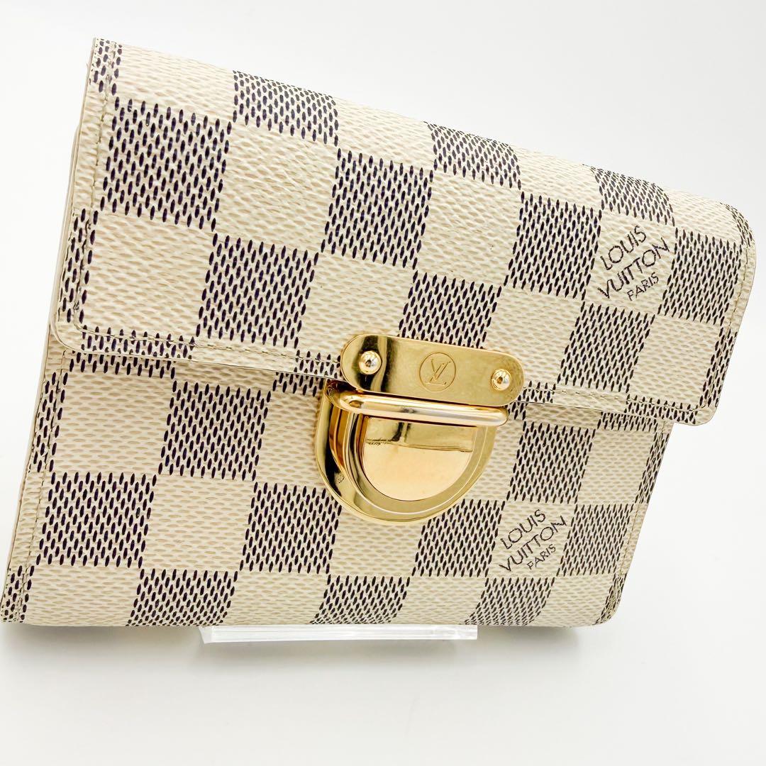美品 LOUIS VUITTON ダミエアズール ポルトフォイユ コアラ 正規品