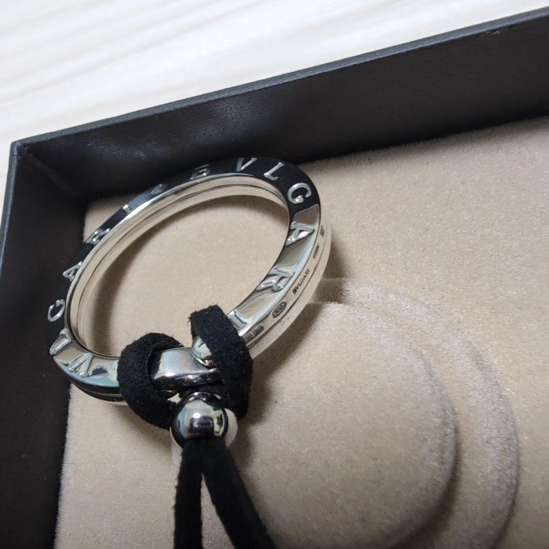 美品 BVLGARI ブルガリ シルバーキーリングチョーカー ボックスケース付