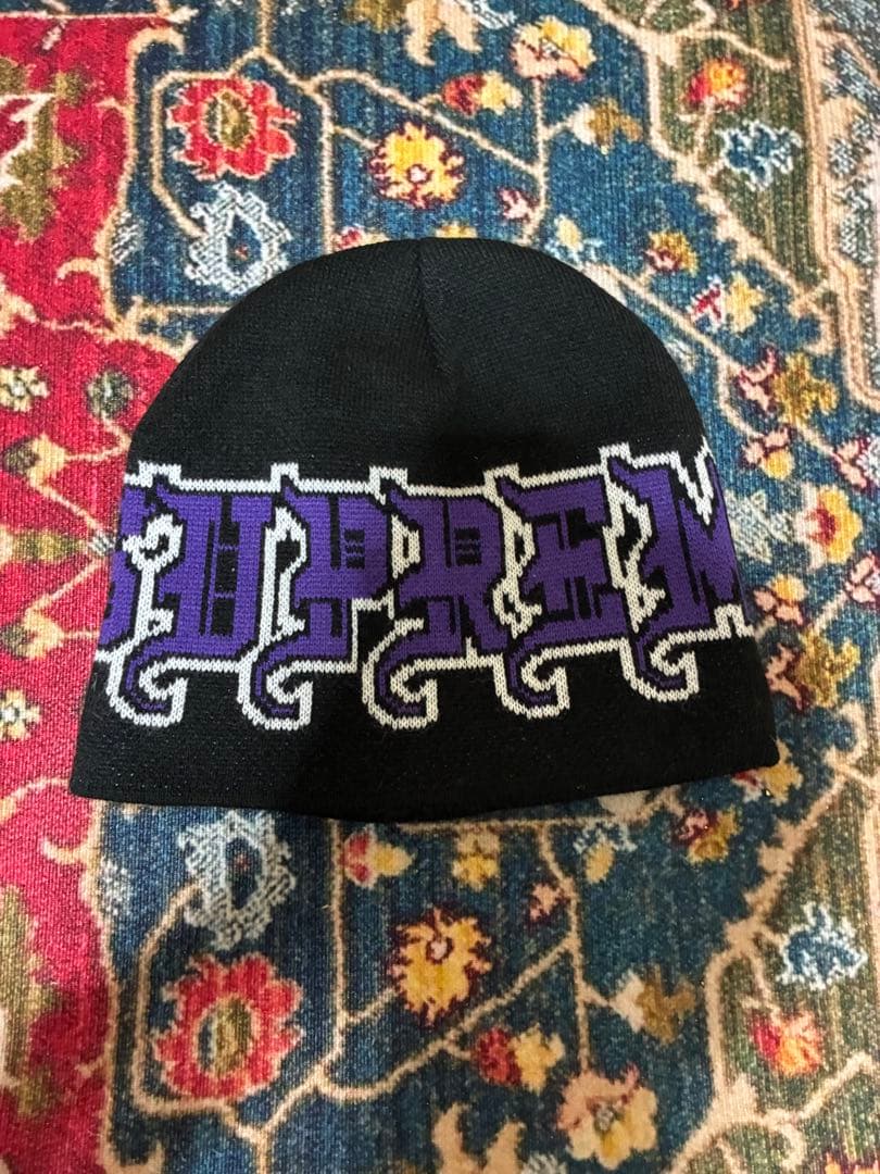 Supreme 25FW New Era Outline Beanie 黒