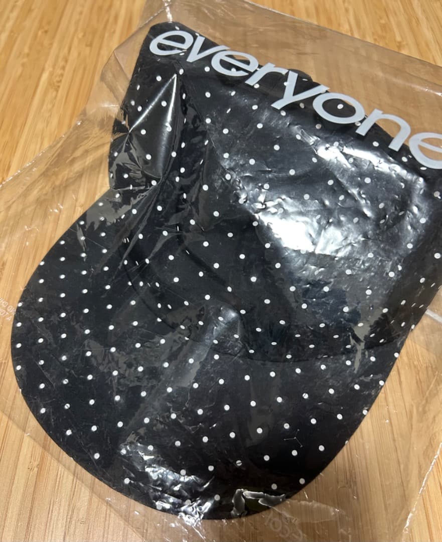 もか　everyone 3layer dot cap