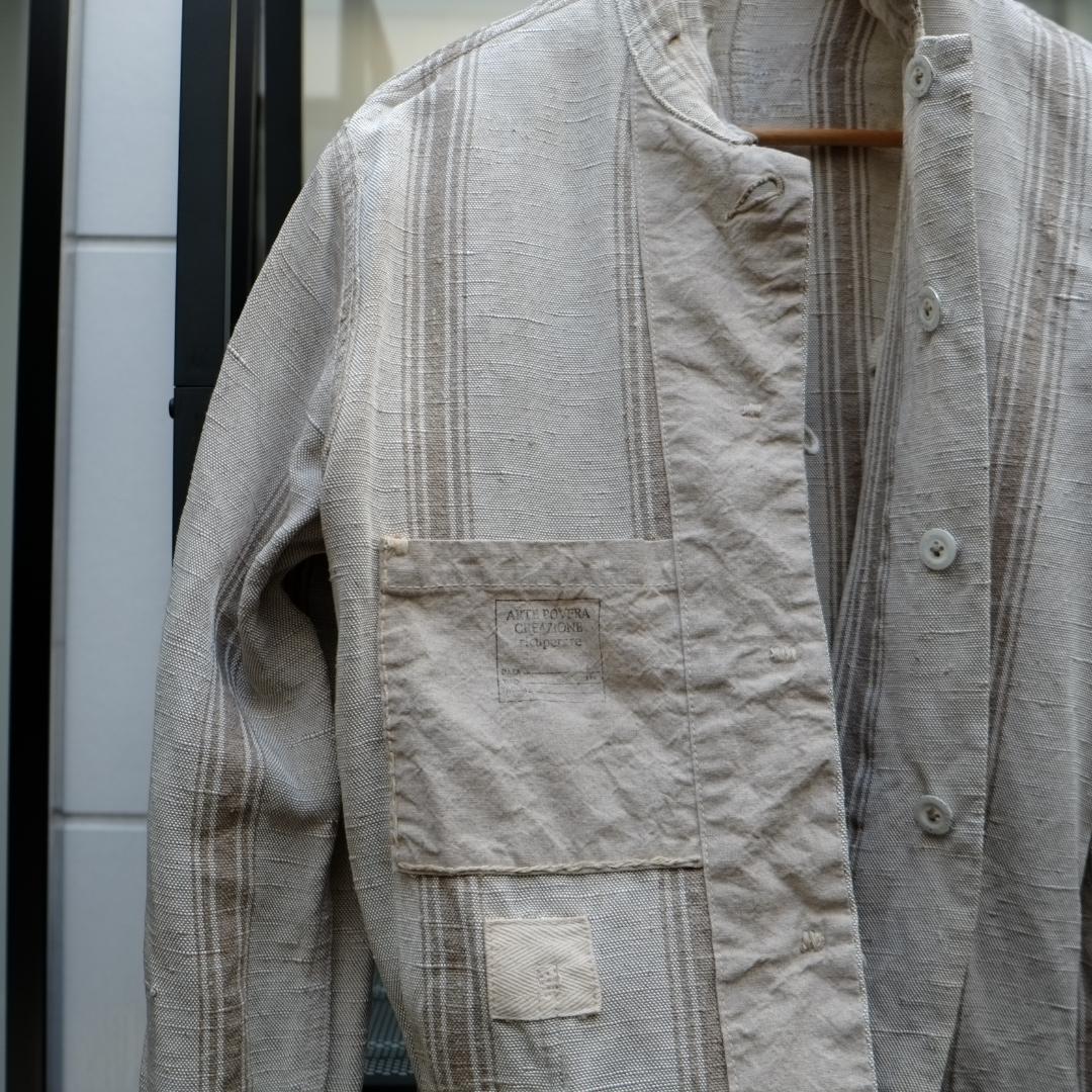 ARTE POVERA アルテポーヴェラ リメイク ミリタリーリネンジャケット