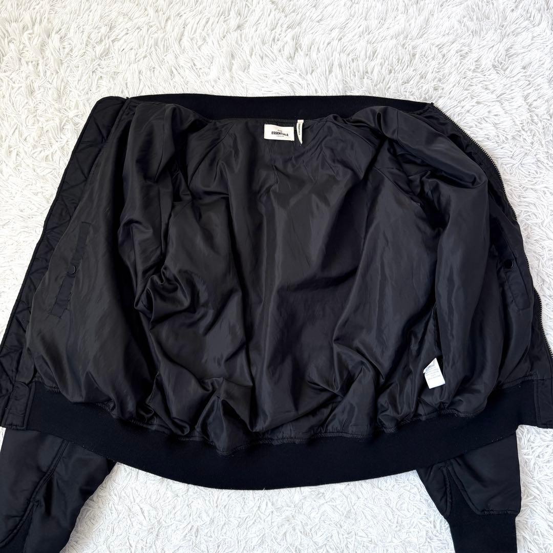 【入手困難XL✨】FOG ESSENTIALS ボンバージャケット MA-1 黒