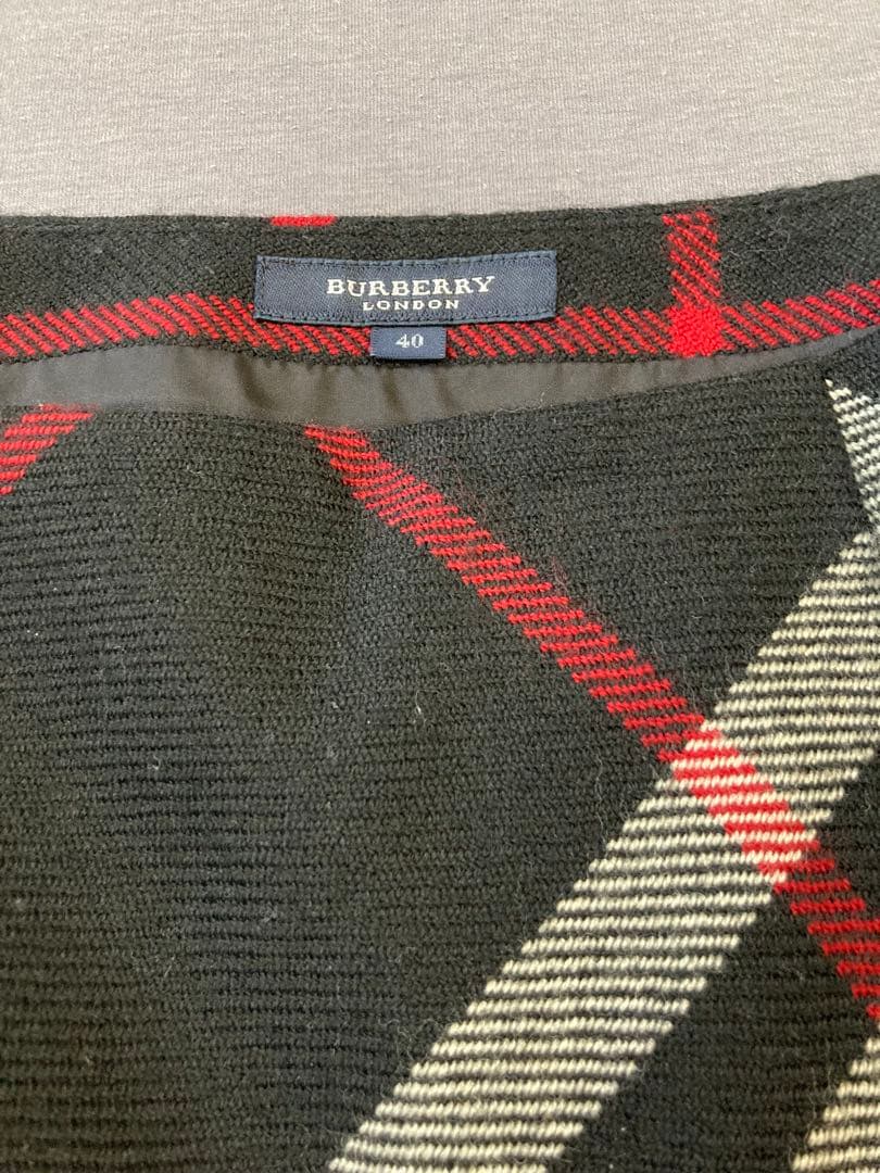 ♪バーバリー Burberry ロング フレアスカート 美品 size40