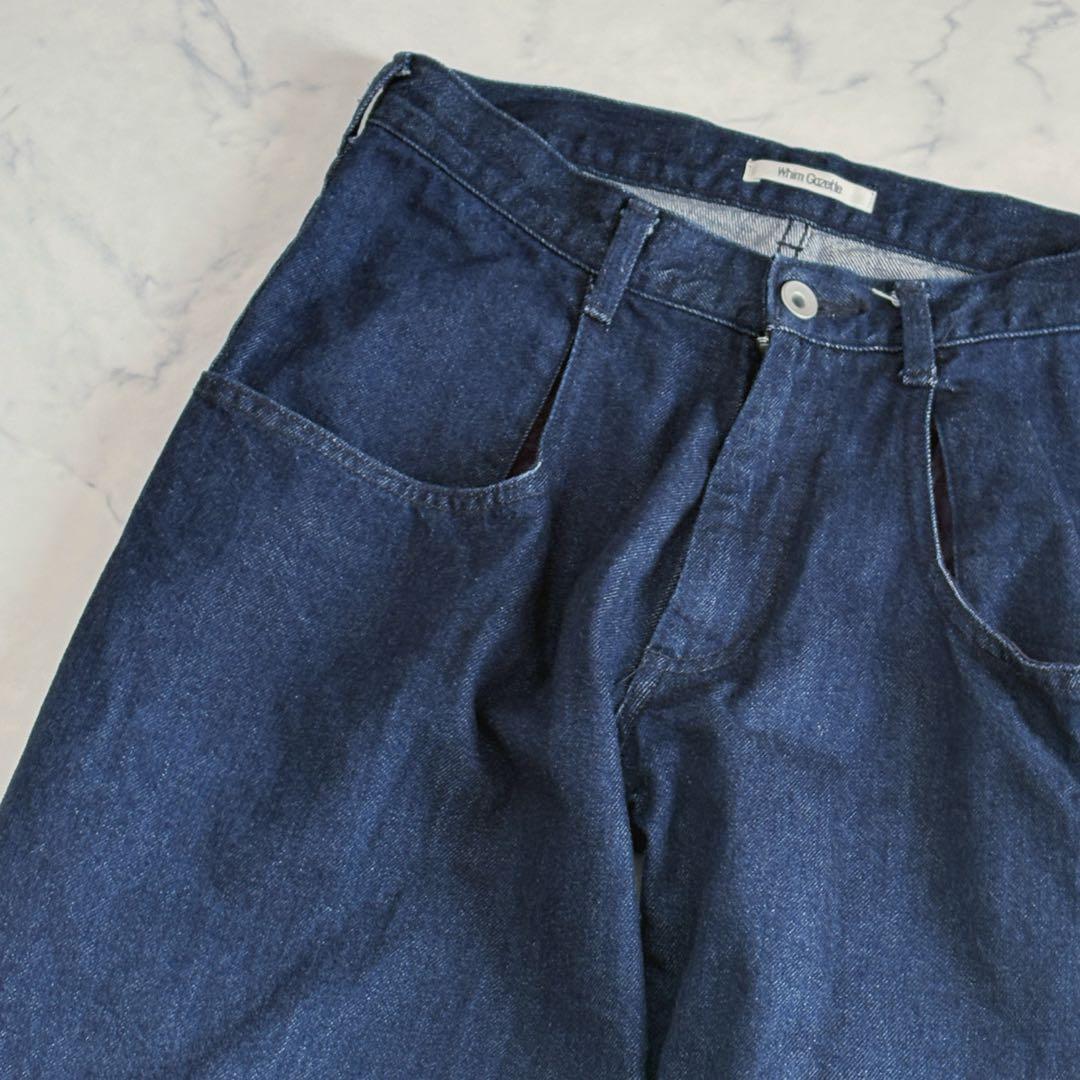 美品 ウィムガゼット ポケットデニムパンツ インディコ36