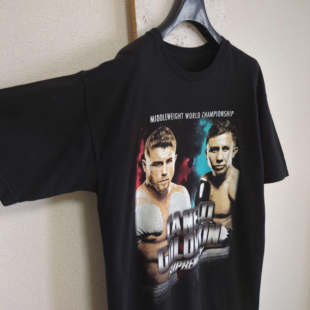 激レア 両面プリント カネロ GGG Tシャツ 世界ミドル級タイトルマッチ L