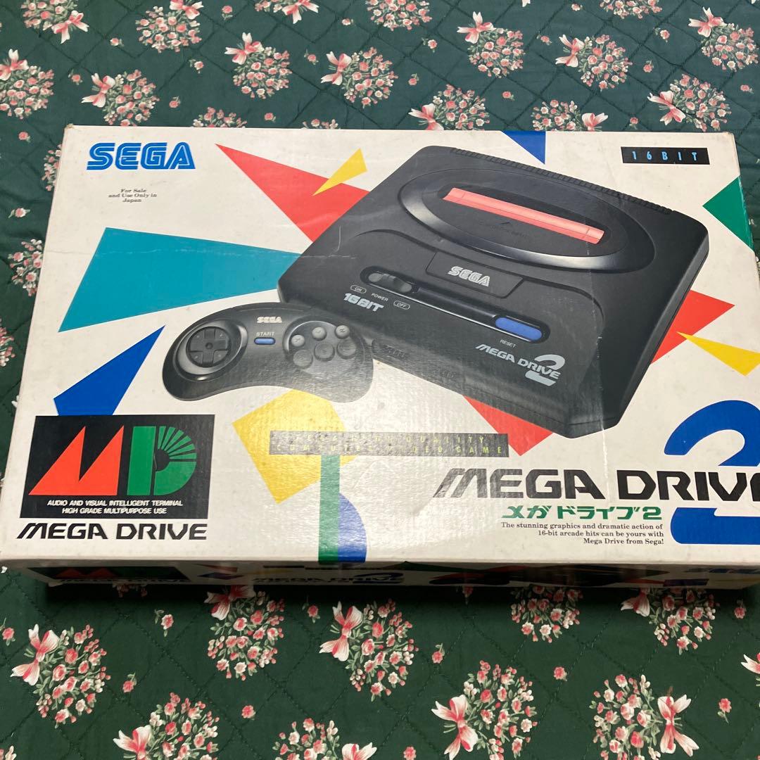 【美品】　SEGA MEGA DRIVE 2 本体 コントローラー付き