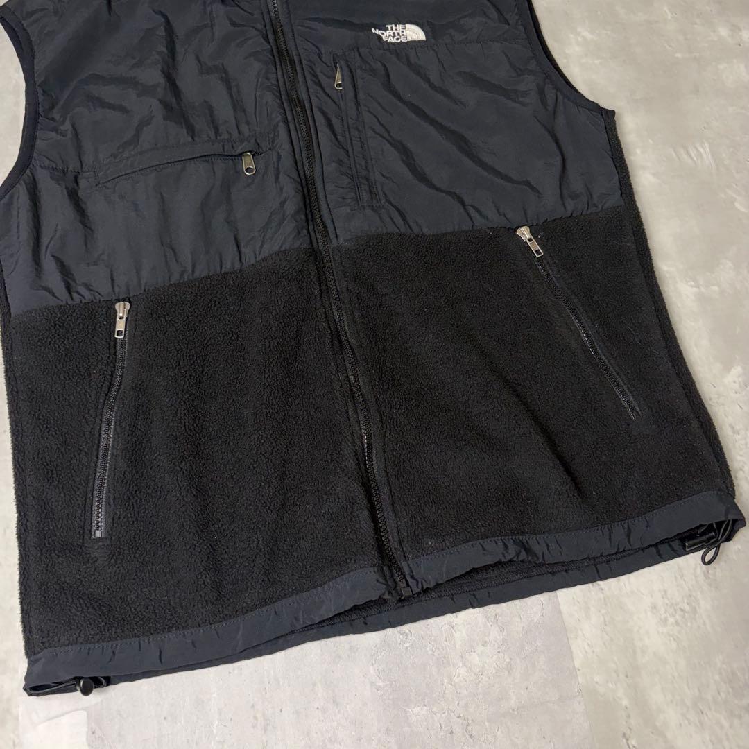 USA製 THE NORTH FACE フリースベスト デナリベスト L 黒