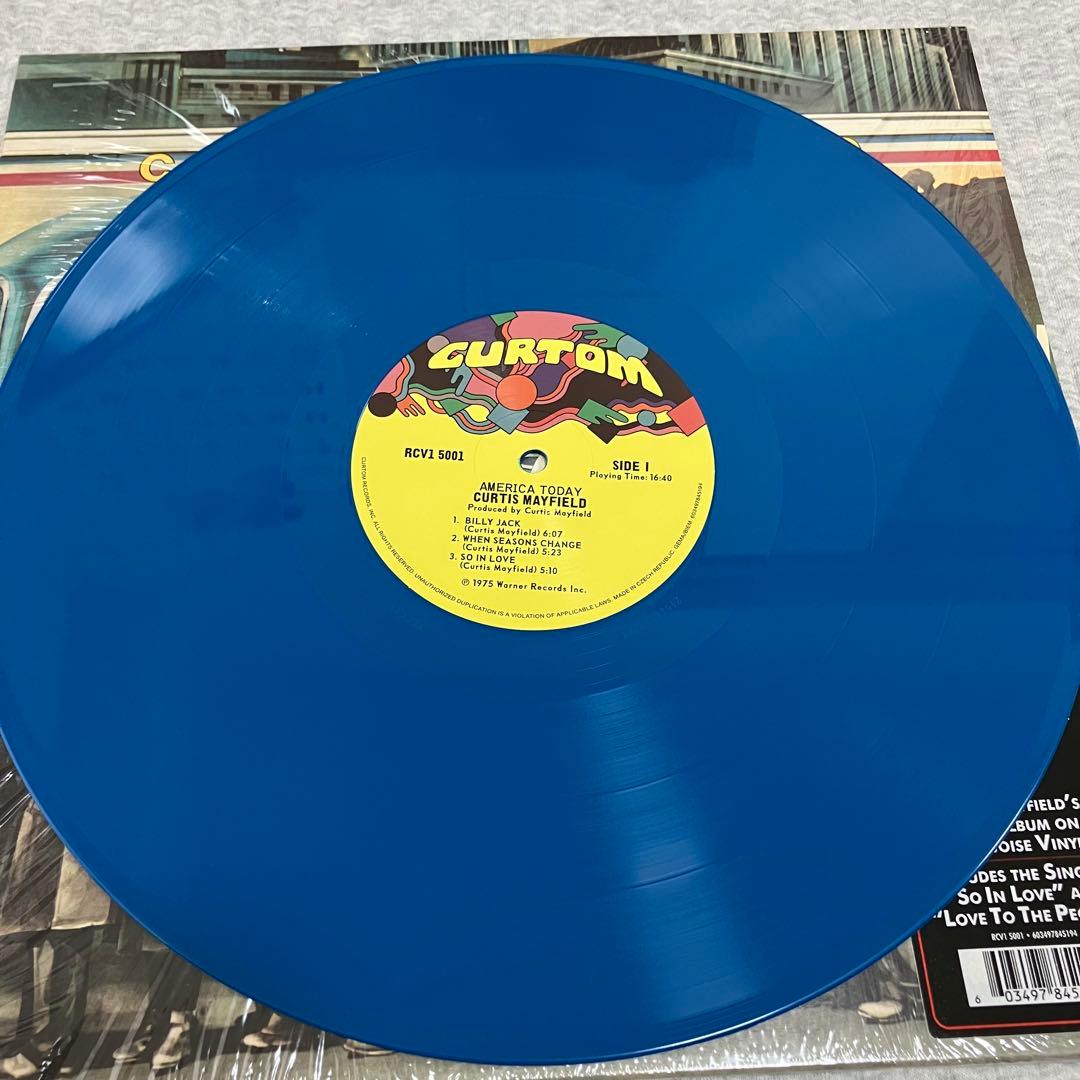 Curtis Mayfield＜Blue Vinyl＞カーティス・メイフィールド