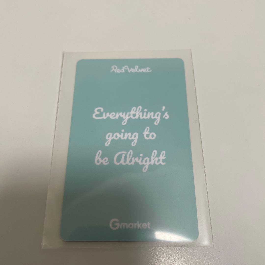 RedVelvet スルギ Gmarket トレカ