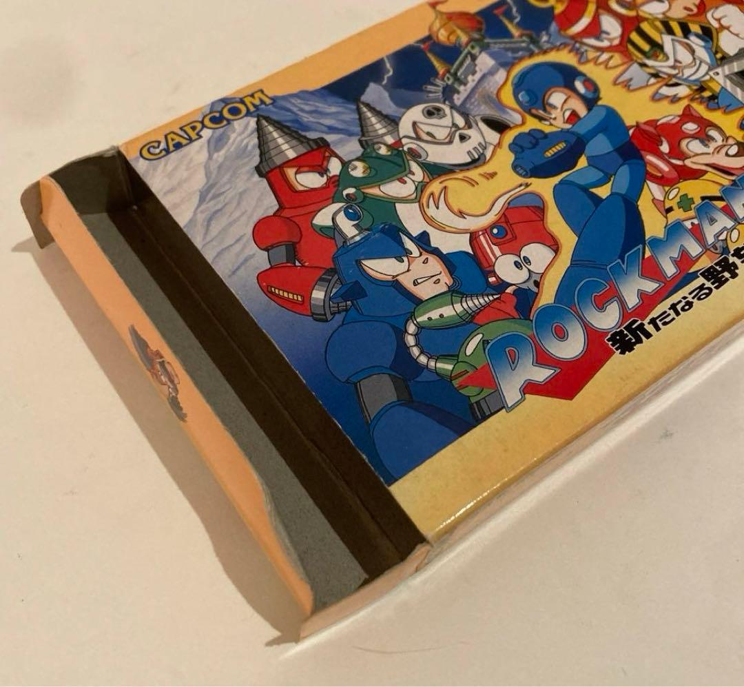 ロックマン4 新たなる野望！！　ファミコンソフト　箱.説明書付
