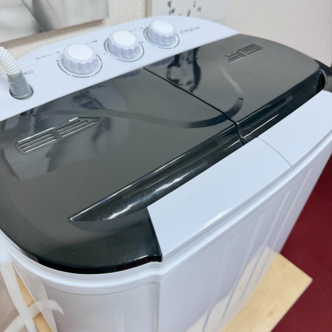 2025年製 ポータブル二槽式洗濯機　ホワイト