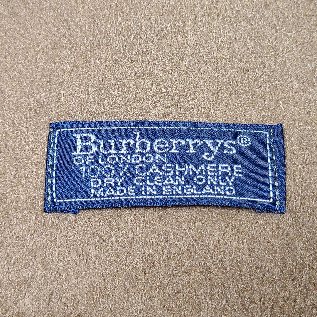 【BURBERRYS】バーバリーズ　マフラー ブラウン カシミヤ100％ 英国製