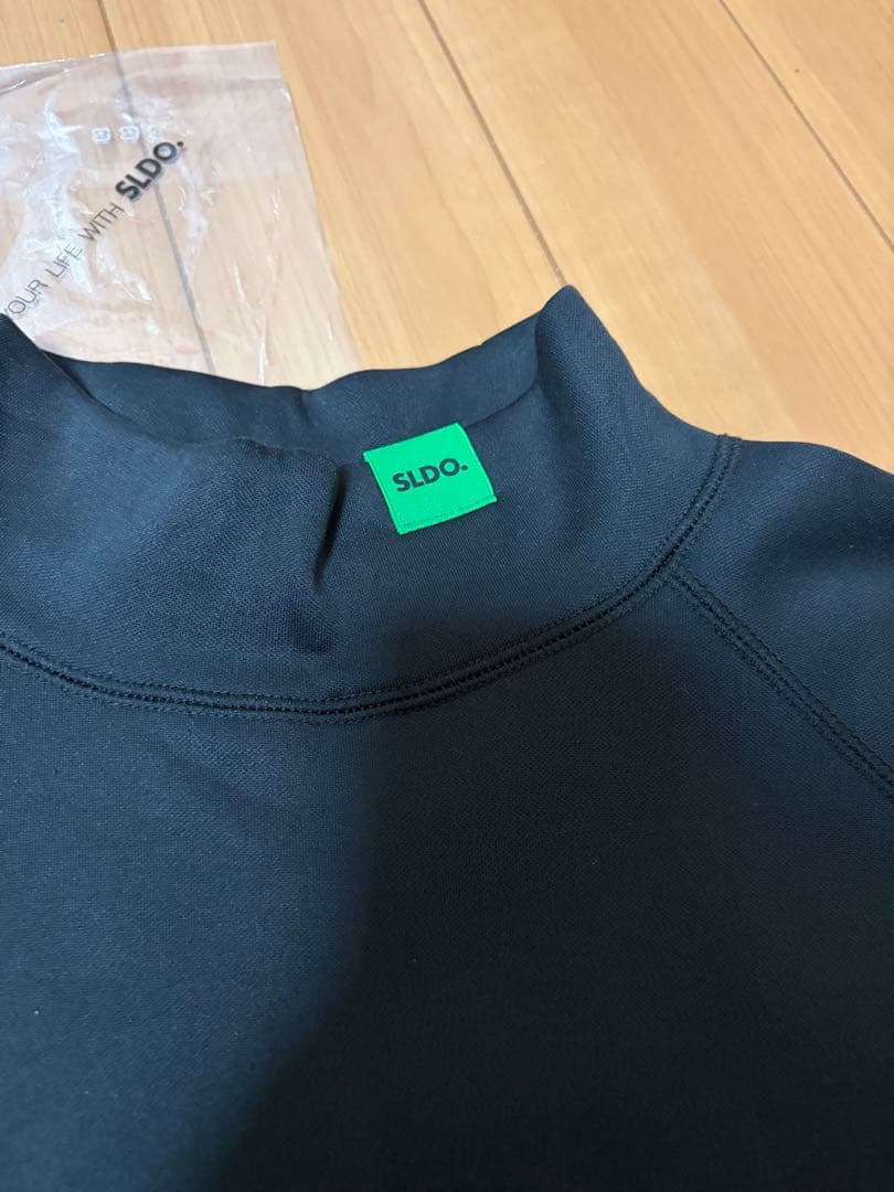 SLDO エスルド 裏起毛 ストレッチ ハイネック ロングスリーブ Lサイズ