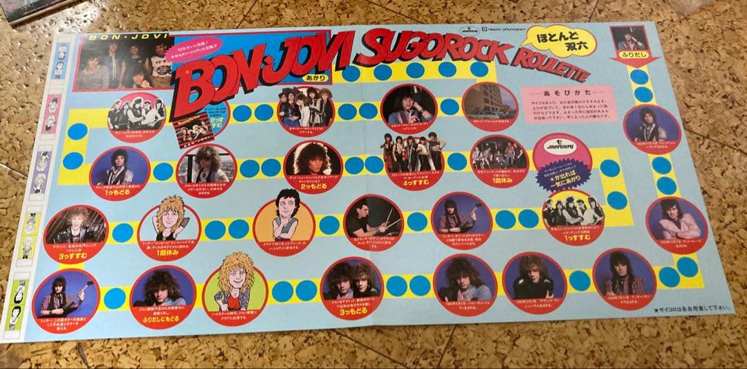 BON JOVI 7800° Fahrenheit レコード