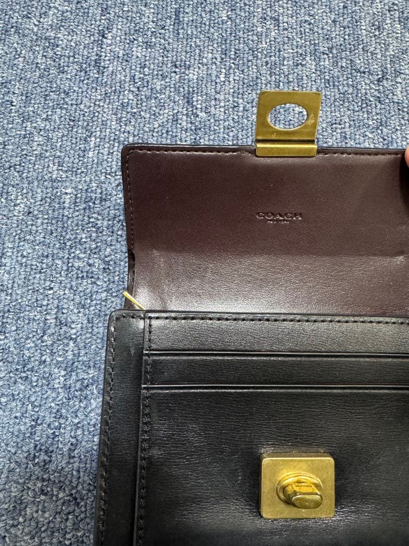 【本日限定価格】COACH ハットン 二つ折り財布 レザー オールドコーチ