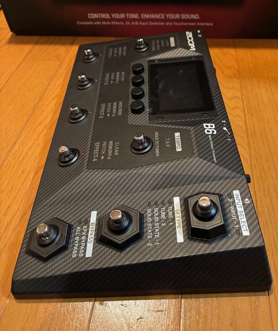 【美品✨】箱・保証書付き ZOOM B6 ベースマルチエフェクター