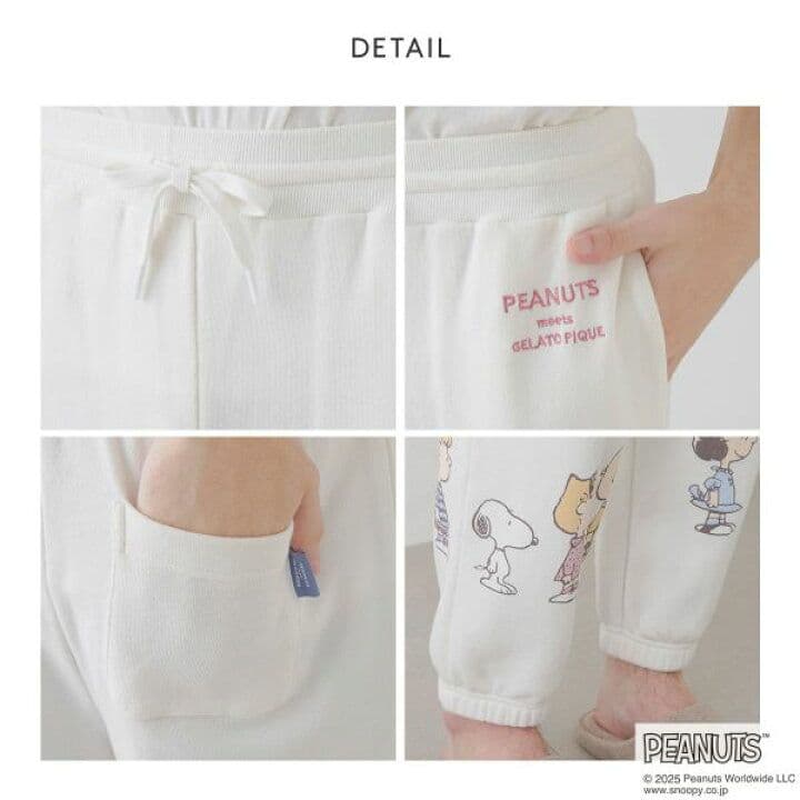 PEANUTS gelato pique HOMME ADIEU裏毛ロングパンツ