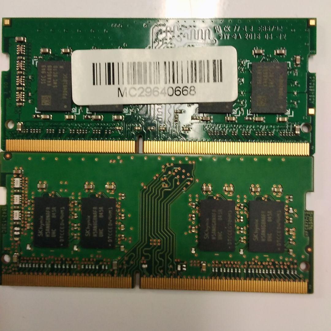 ADATA & SK hynix 8GB DDR4メモリーセット管理No239