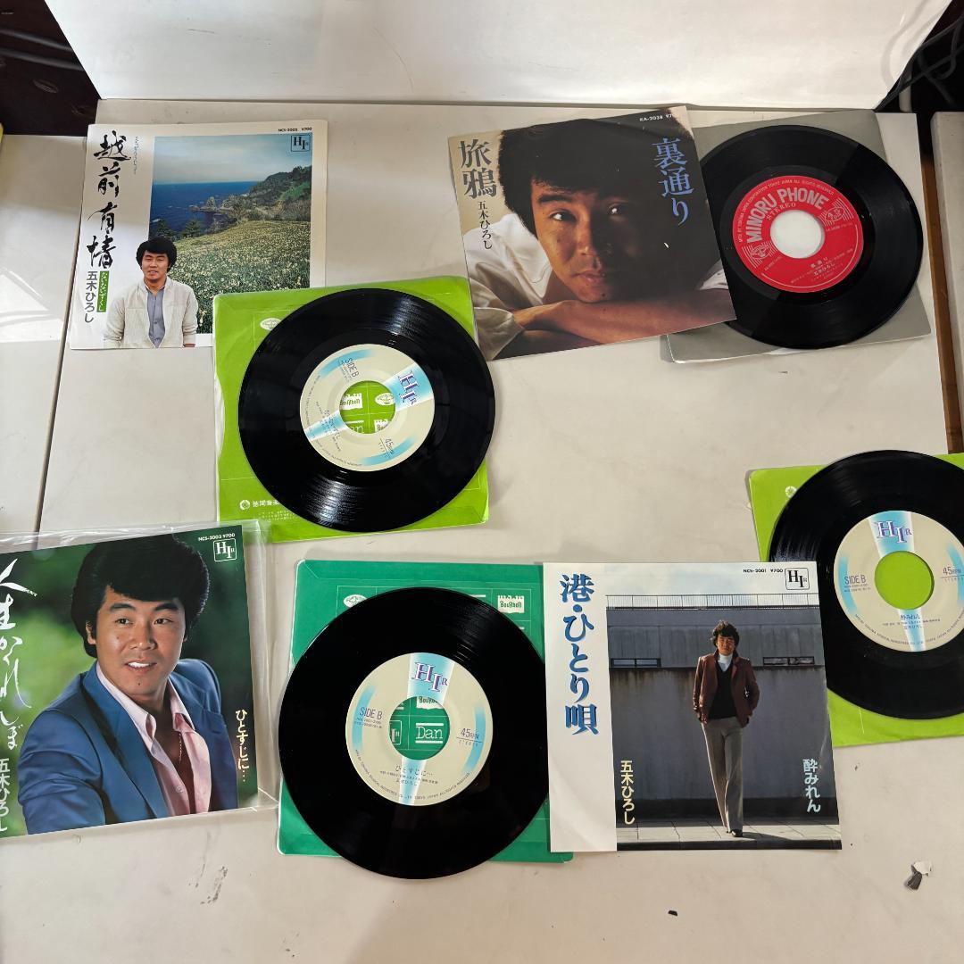 五木ひろし シングルレコード　48 タイトル　まとめて