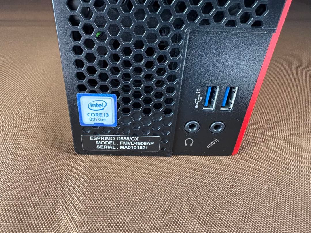 富士通 ESPRIMO 第8世代i3 メモリ8G SSD＋HDD Win11