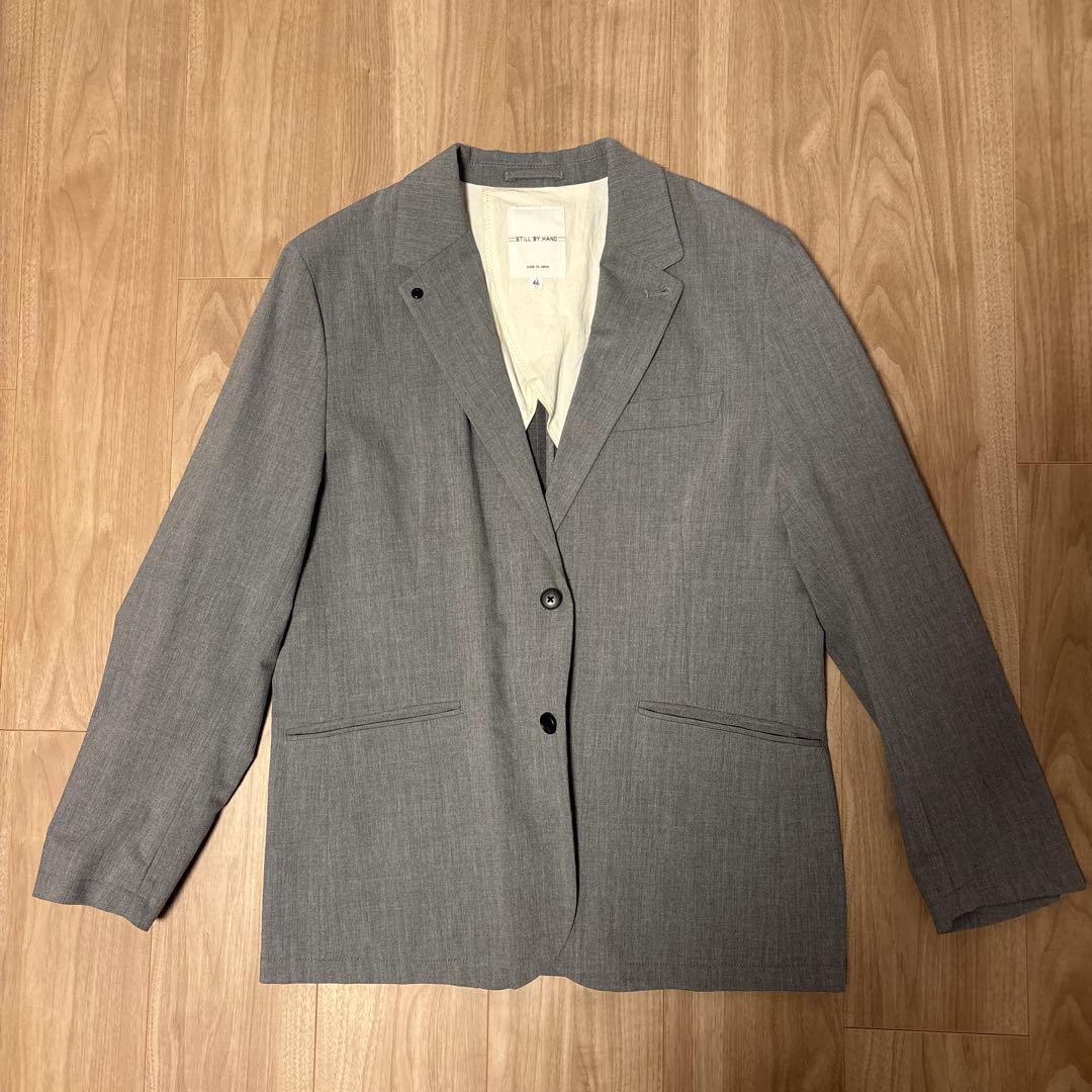 【ほぼ新品】STILL BY HAND テーラードジャケット グレー 46