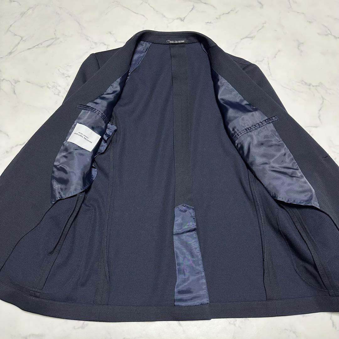 未使用級美品　ユナイテッドアローズ　ネイビージャケット　ストレッチ　ジャージ
