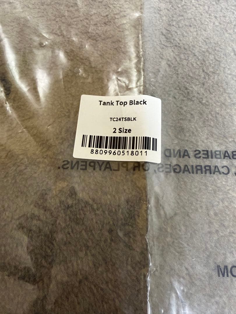 THUG CLUB タンクトップ ブラック 2 SIZEサグクラブ　新品未使用