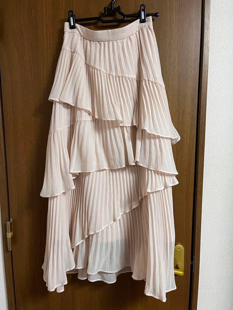 Sustainableプリーツティアードスカート