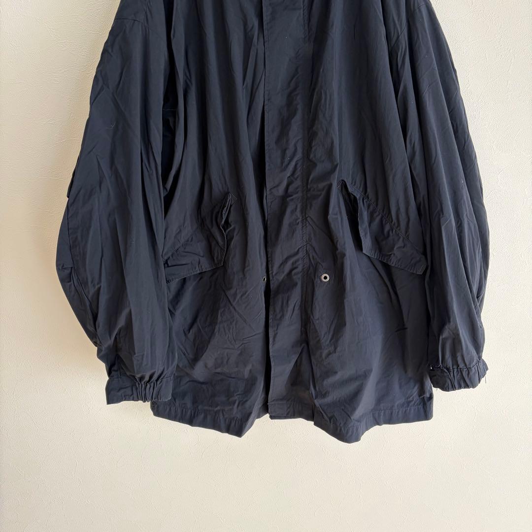 ATON AIR VENTILE SHORT MODS COAT 04 ネイビー