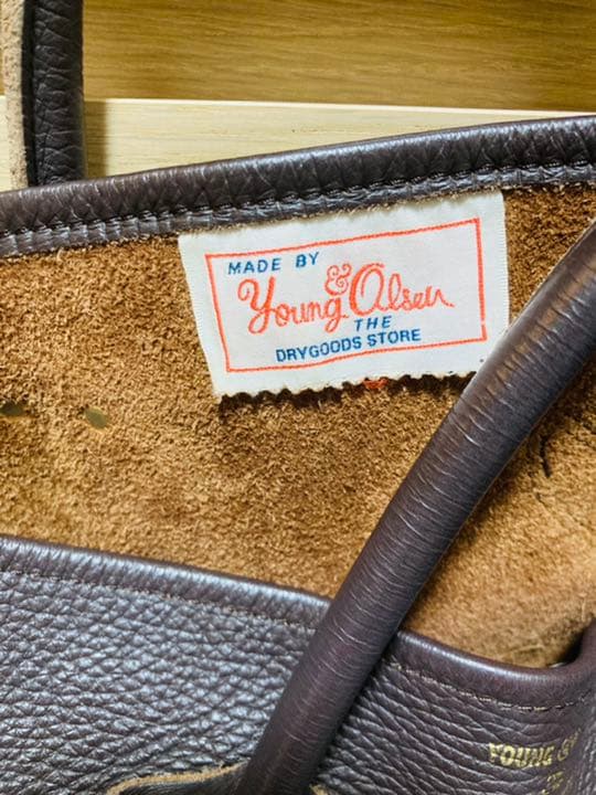 YOUNG & OLSEN トートバッグ M ダークブラウン