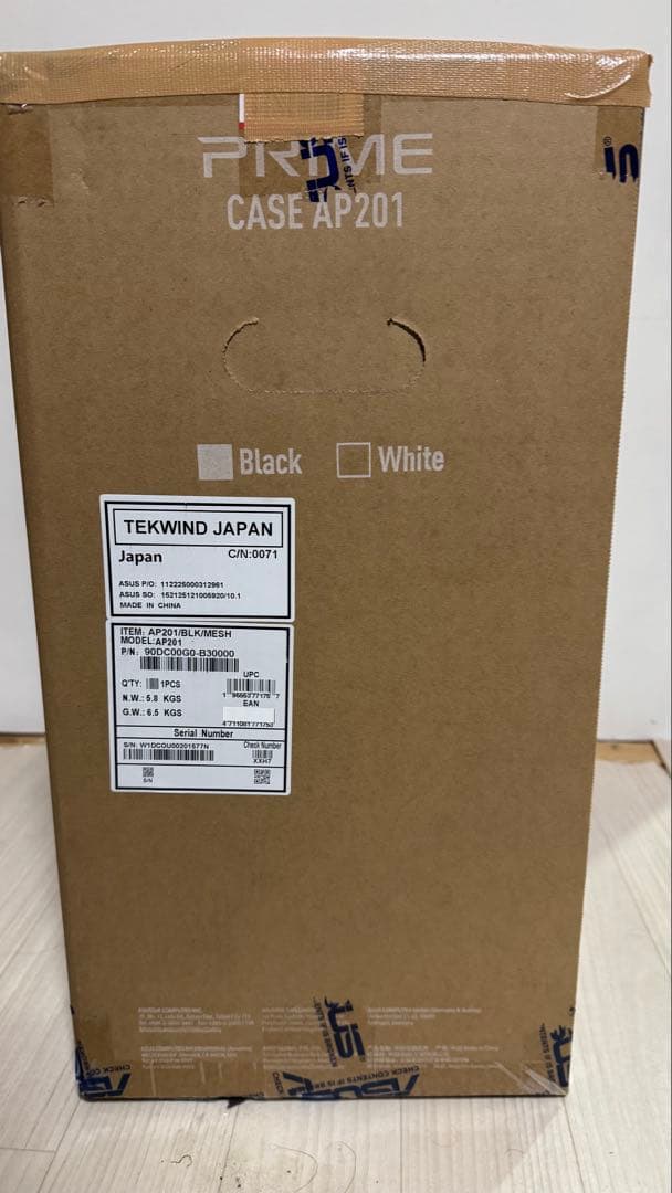 ASUS Prime AP201 PCケース（Micro-ATX）