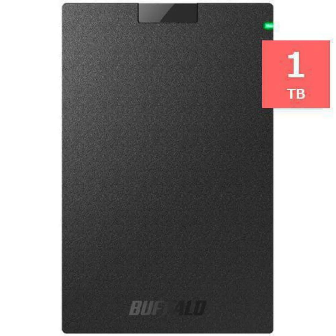 あめ　バッファロー HD-PCG1.0U3-BBA 1TB ブラック