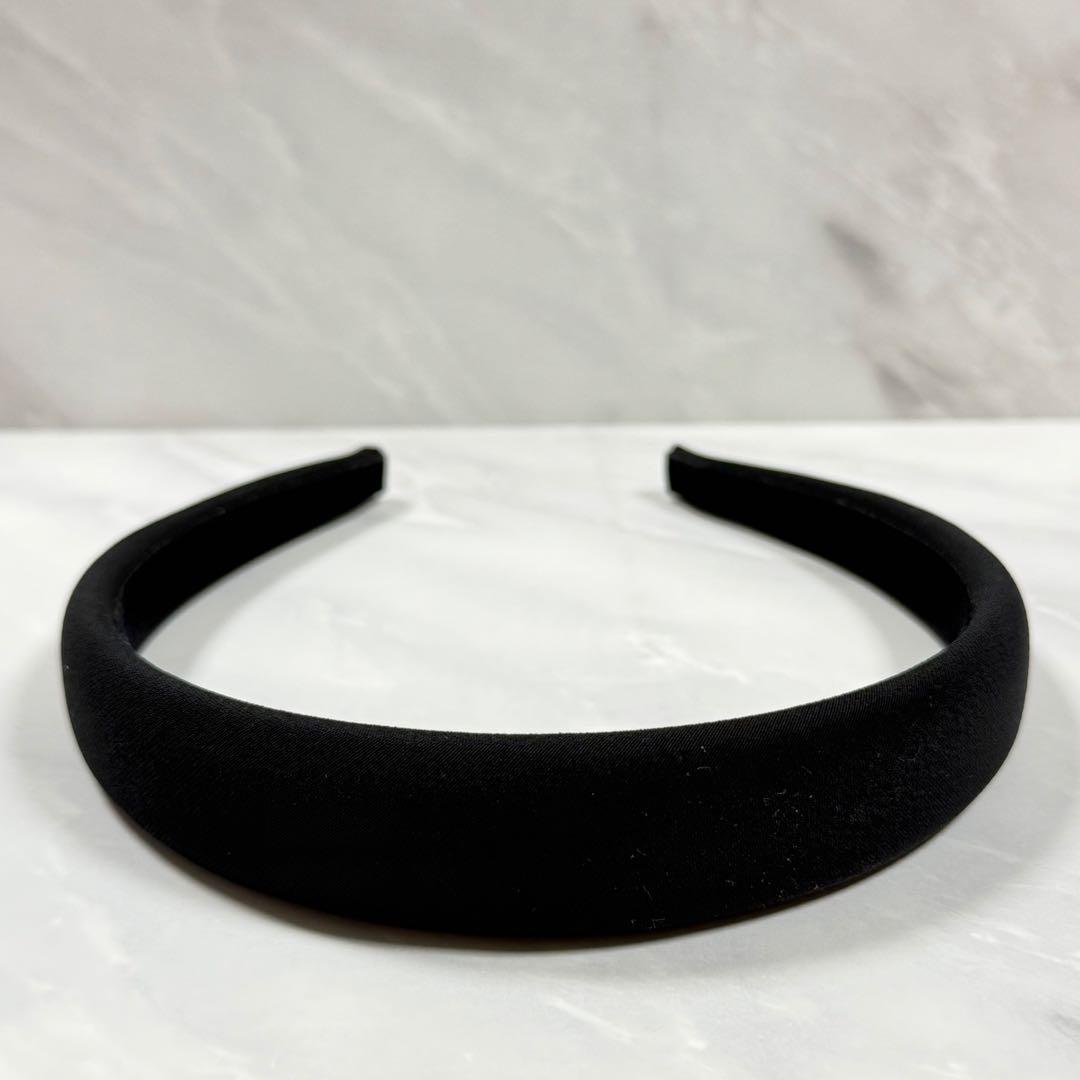 アレクサンドルドゥパリ カチューシャ サテン ブラック