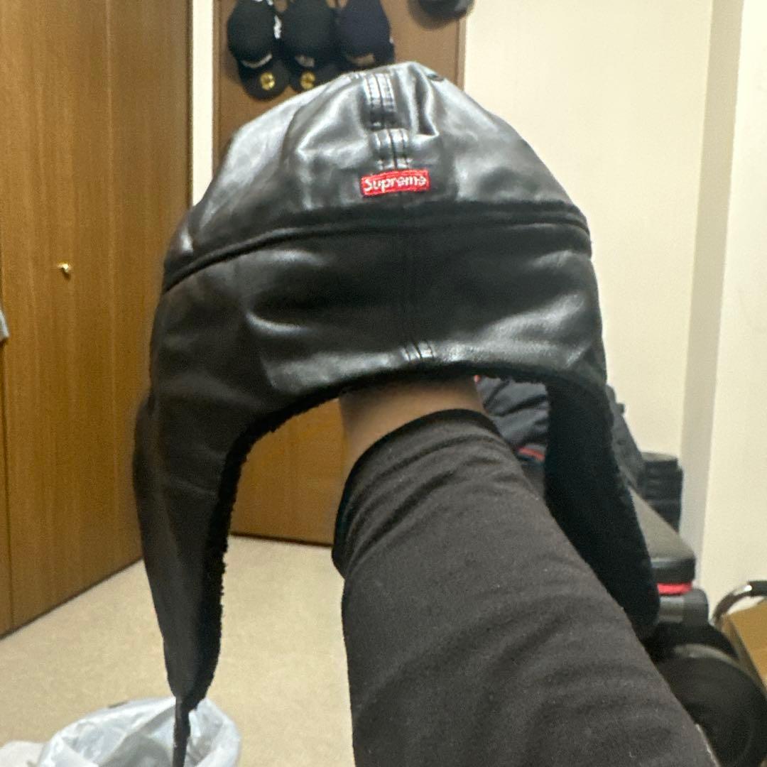 Supreme レザーキャップ 7 3/4(61.5cm)
