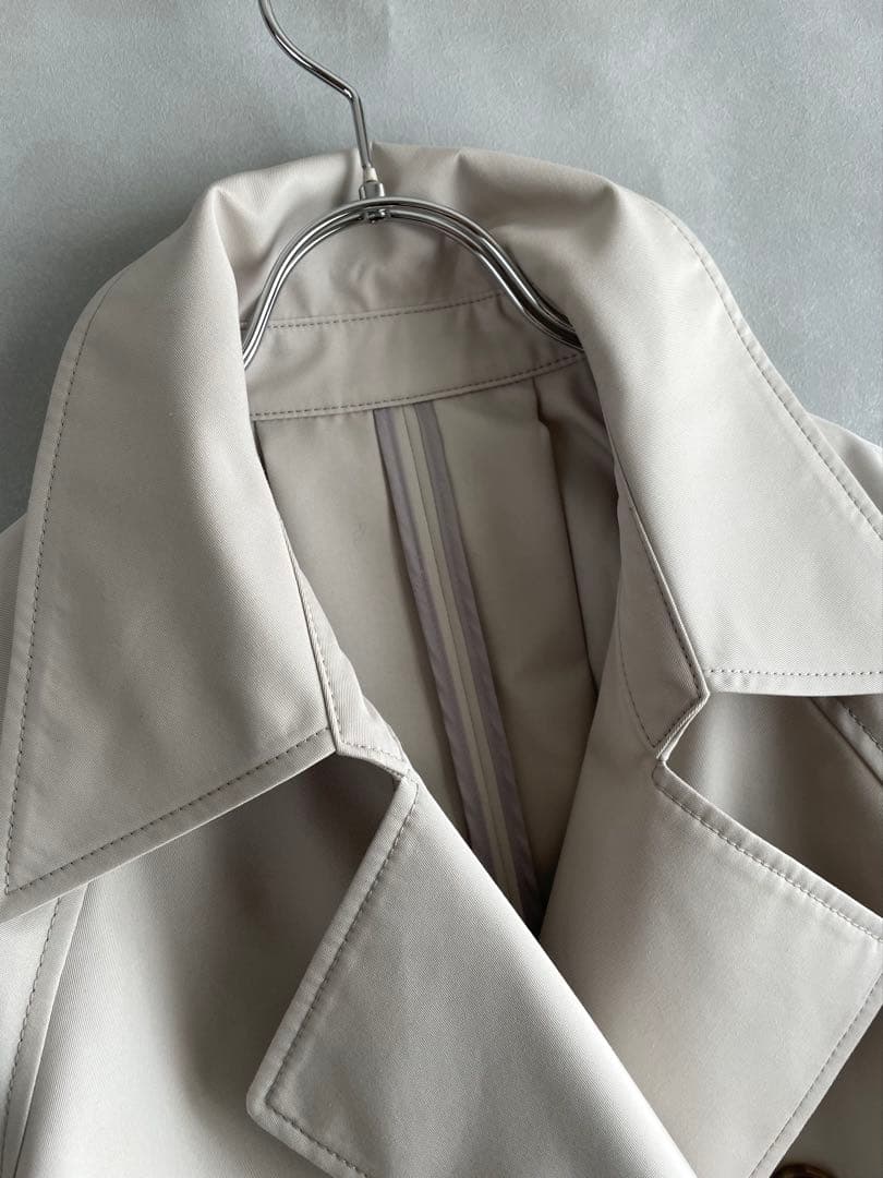 極美品✨ノーブル　25SS オーバーサイズ　ショートトレンチ　グレージュ　F