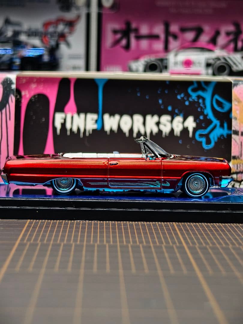 ミニカー FINE WORKS 64 1/64 Lowrider Convertible